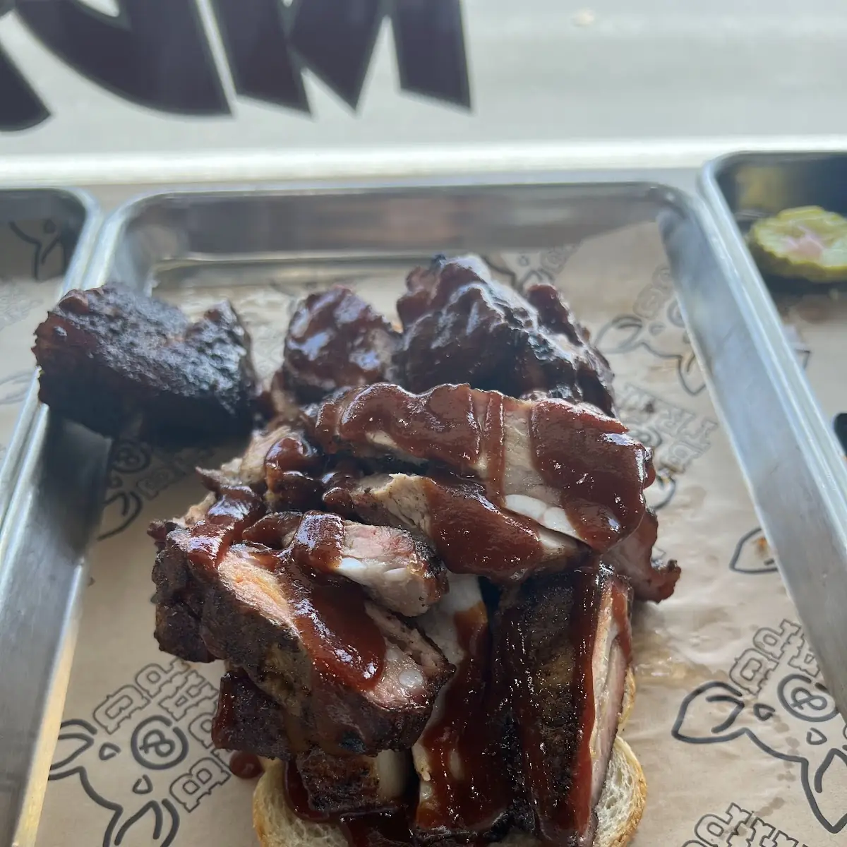 Rib Tip Sandwich