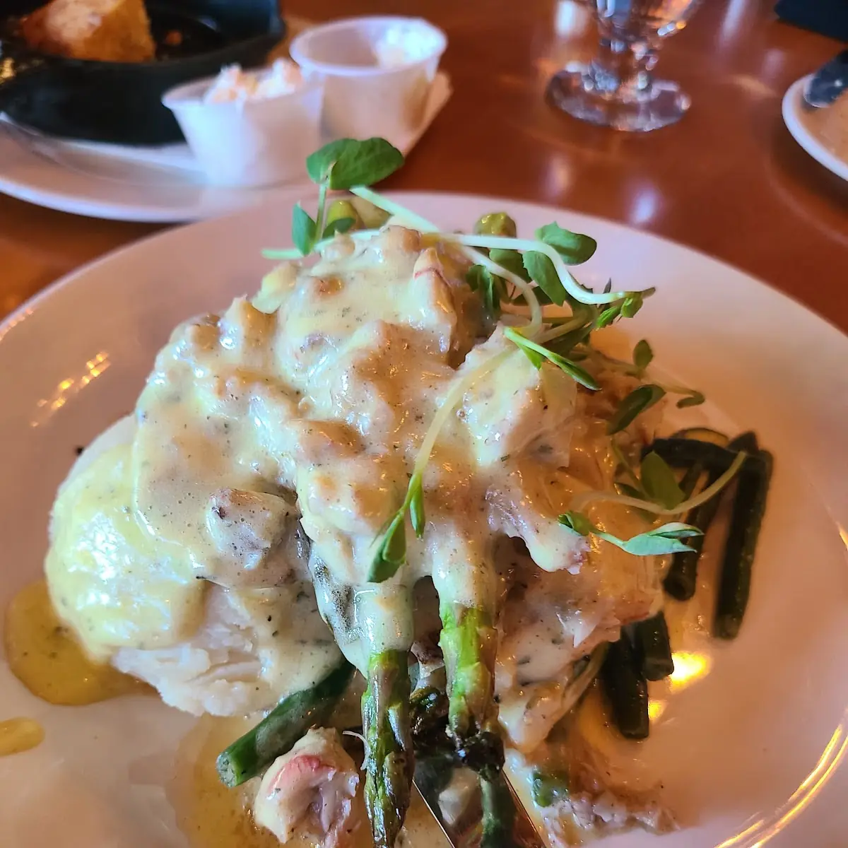Chicken Oscar, The Mill Steakhouse and Wine Bar