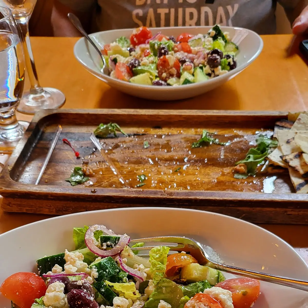 Greek Salad, The Mill Steakhouse and Wine Bar