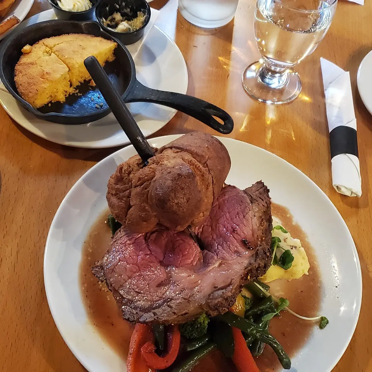 Prime Rib Dinner, The Mill Steakhouse and Wine Bar