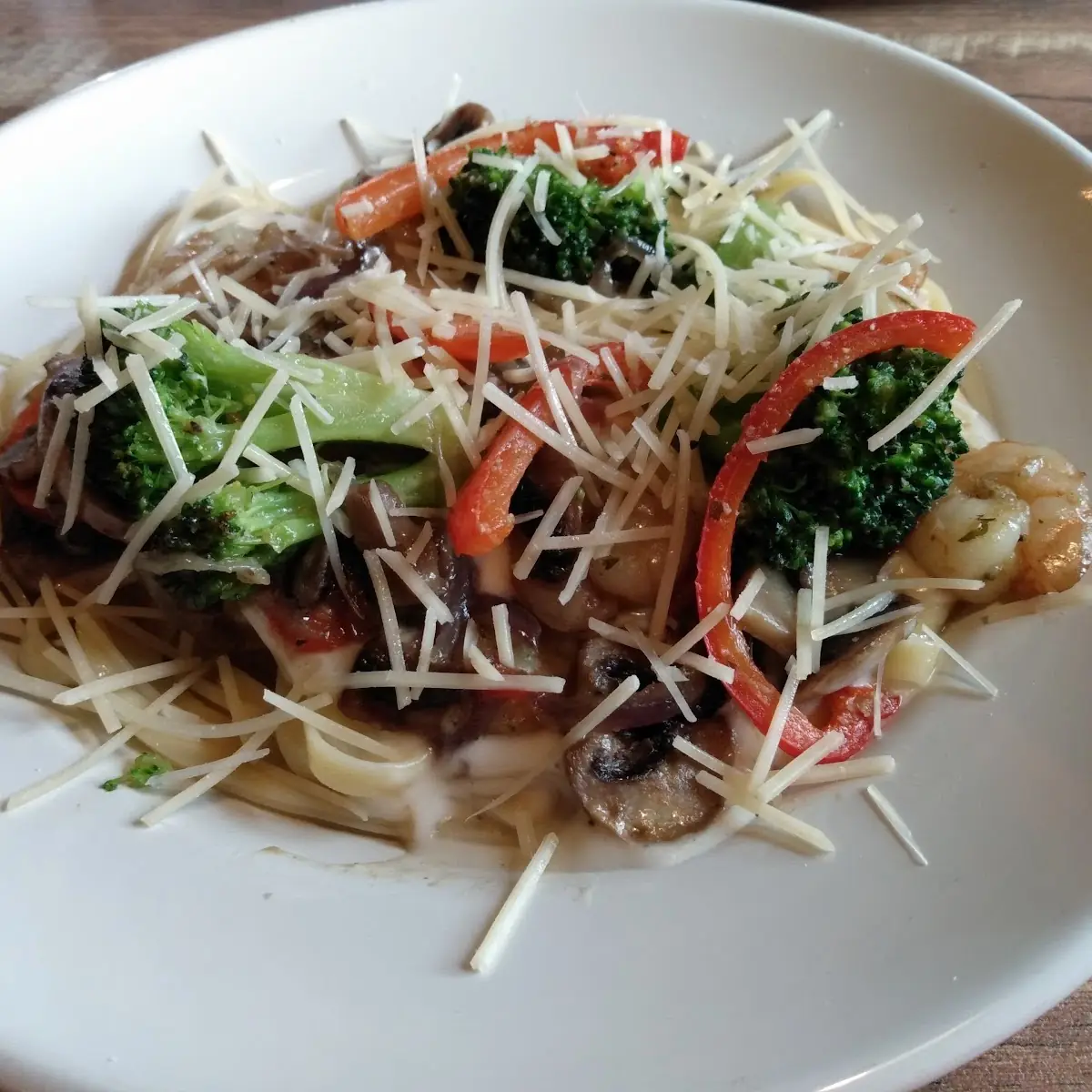 Shrimp Pasta Primavera