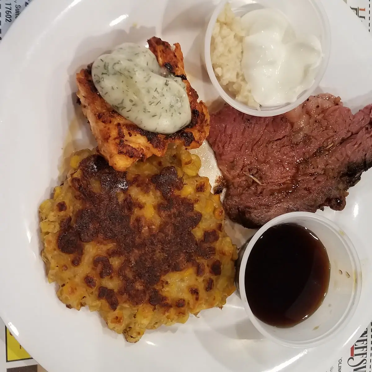 Salmon and Prime Rib