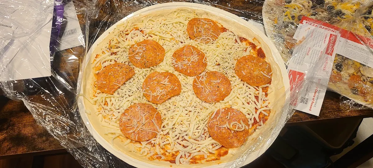 Barely Any Pepperoni Pizza