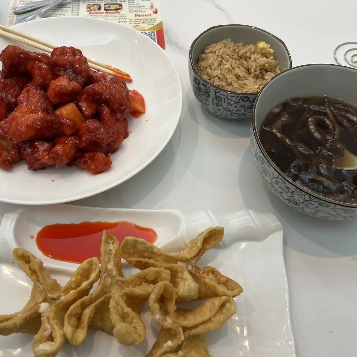Sweet N Sour Chicken with Fried Rice