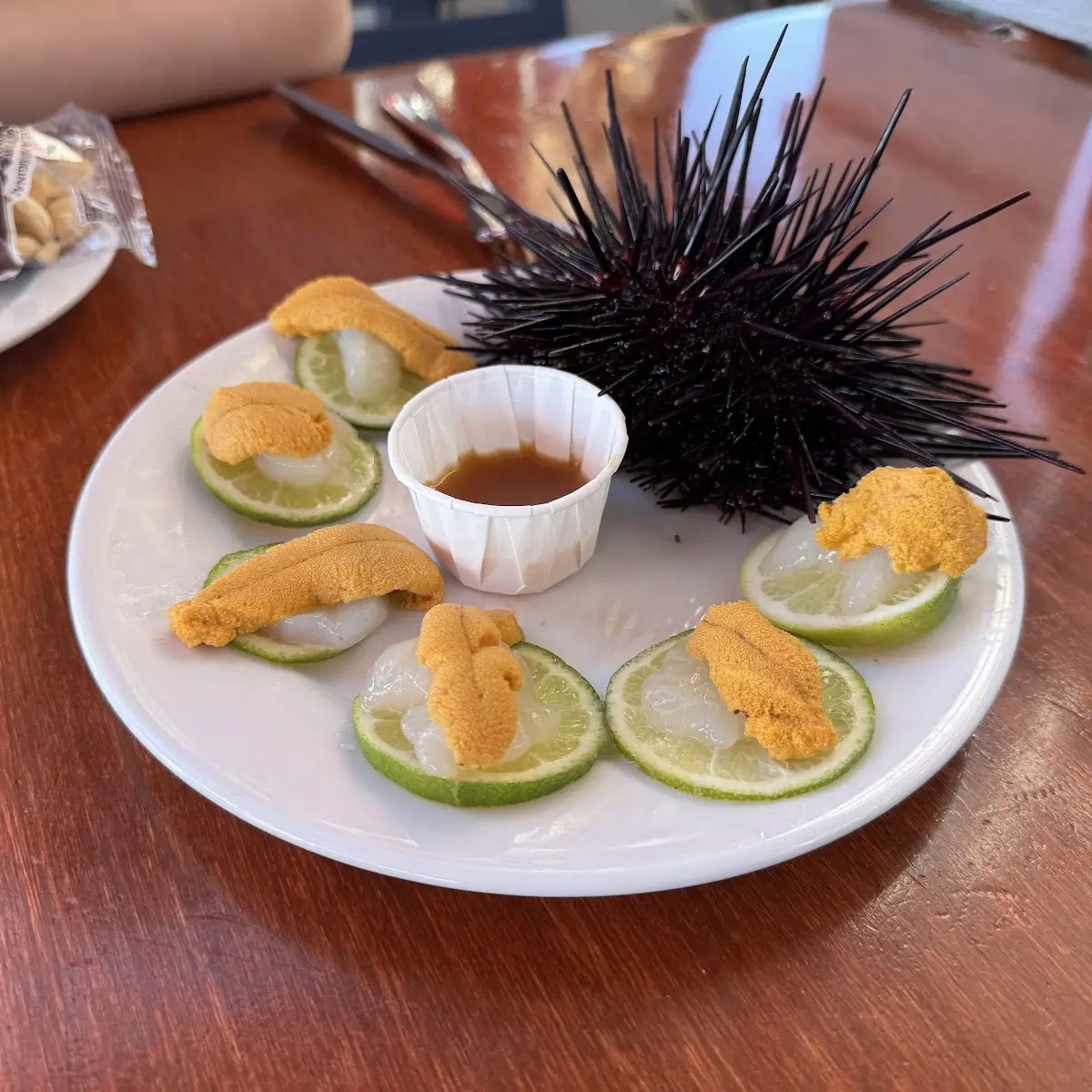 Sea Urchin and Scallop Platter