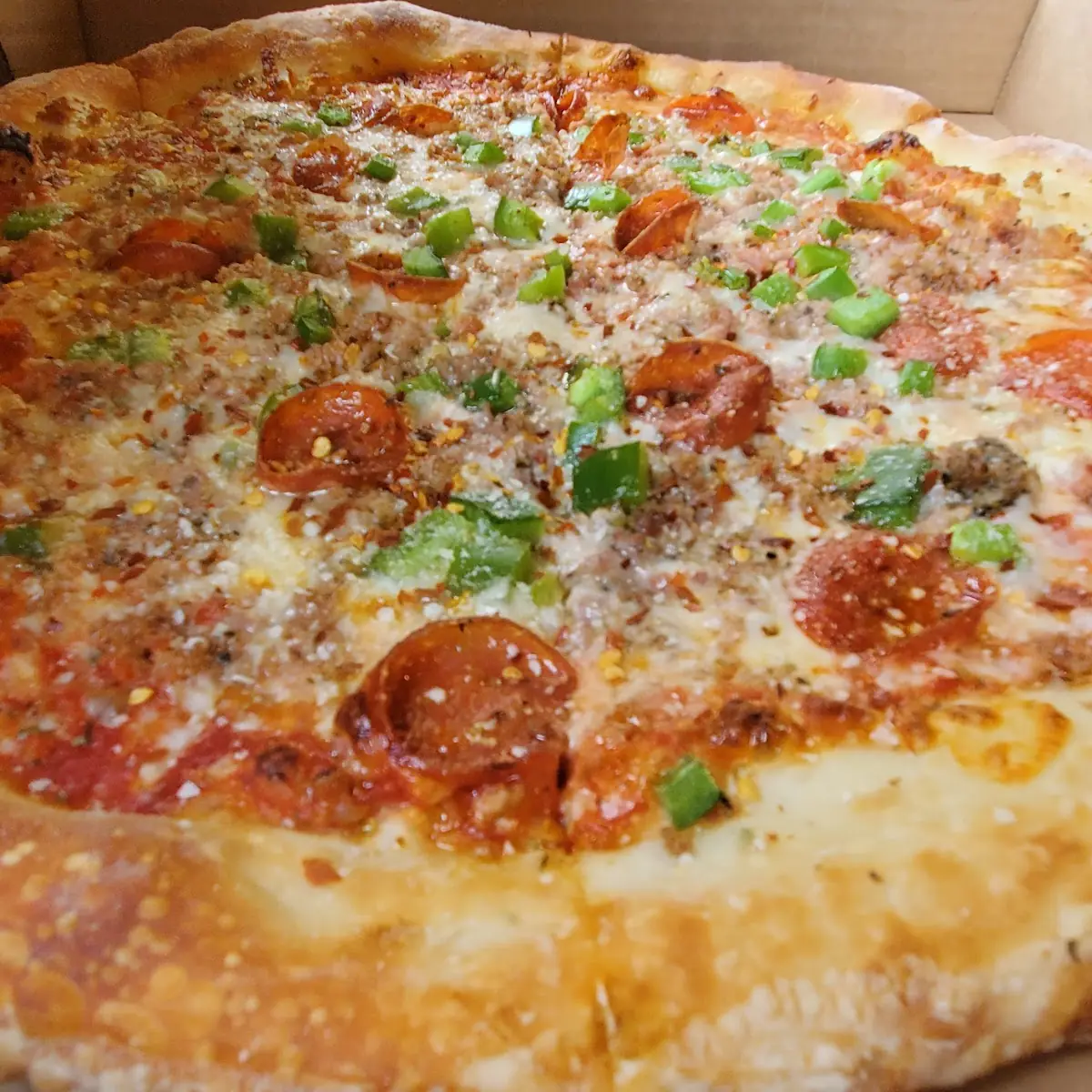 Pepperoni Sausage and Green Peppers