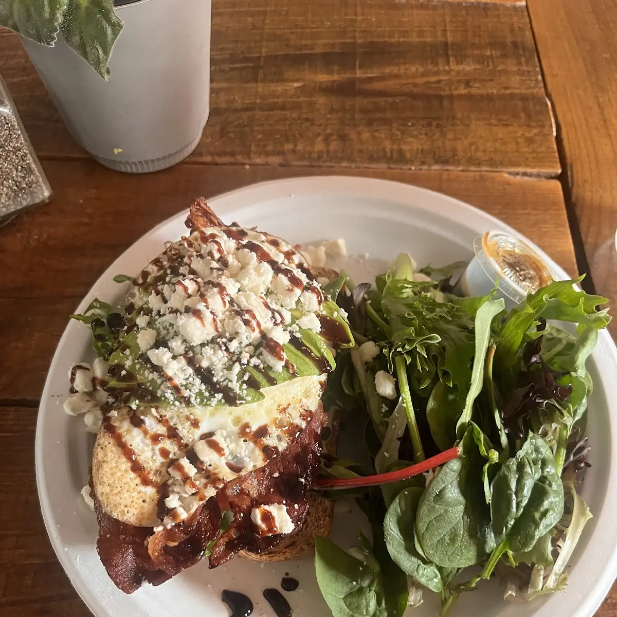 Avocado Toast with Bacon