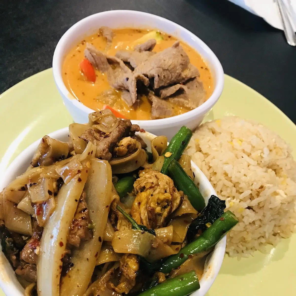 Pad Kee Mao Panang Curry