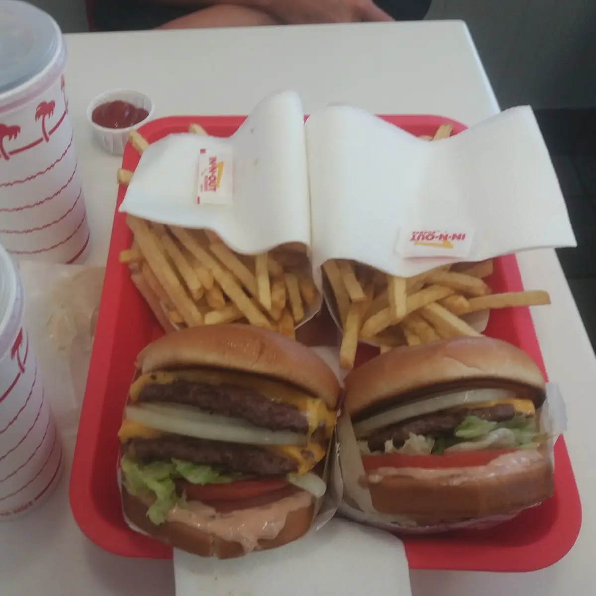 Cheeseburger with Animal Fries