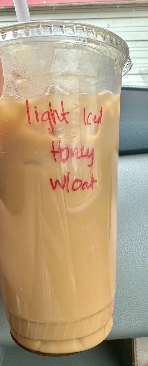 Iced Honey Oat Milk Latte