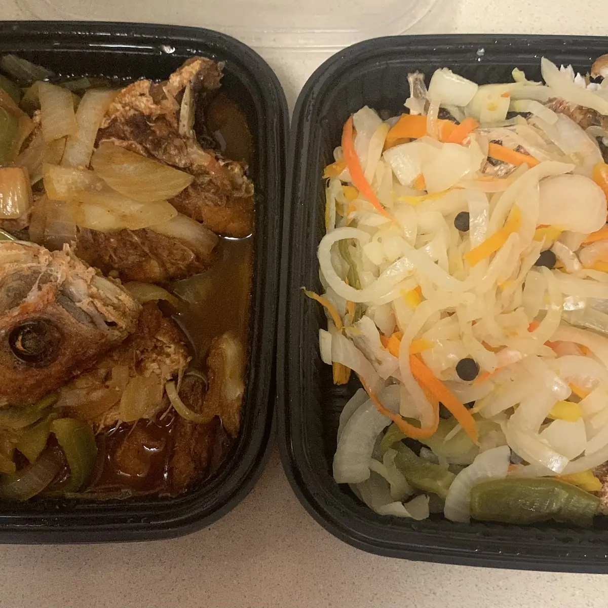 Brown Stew Red Snapper