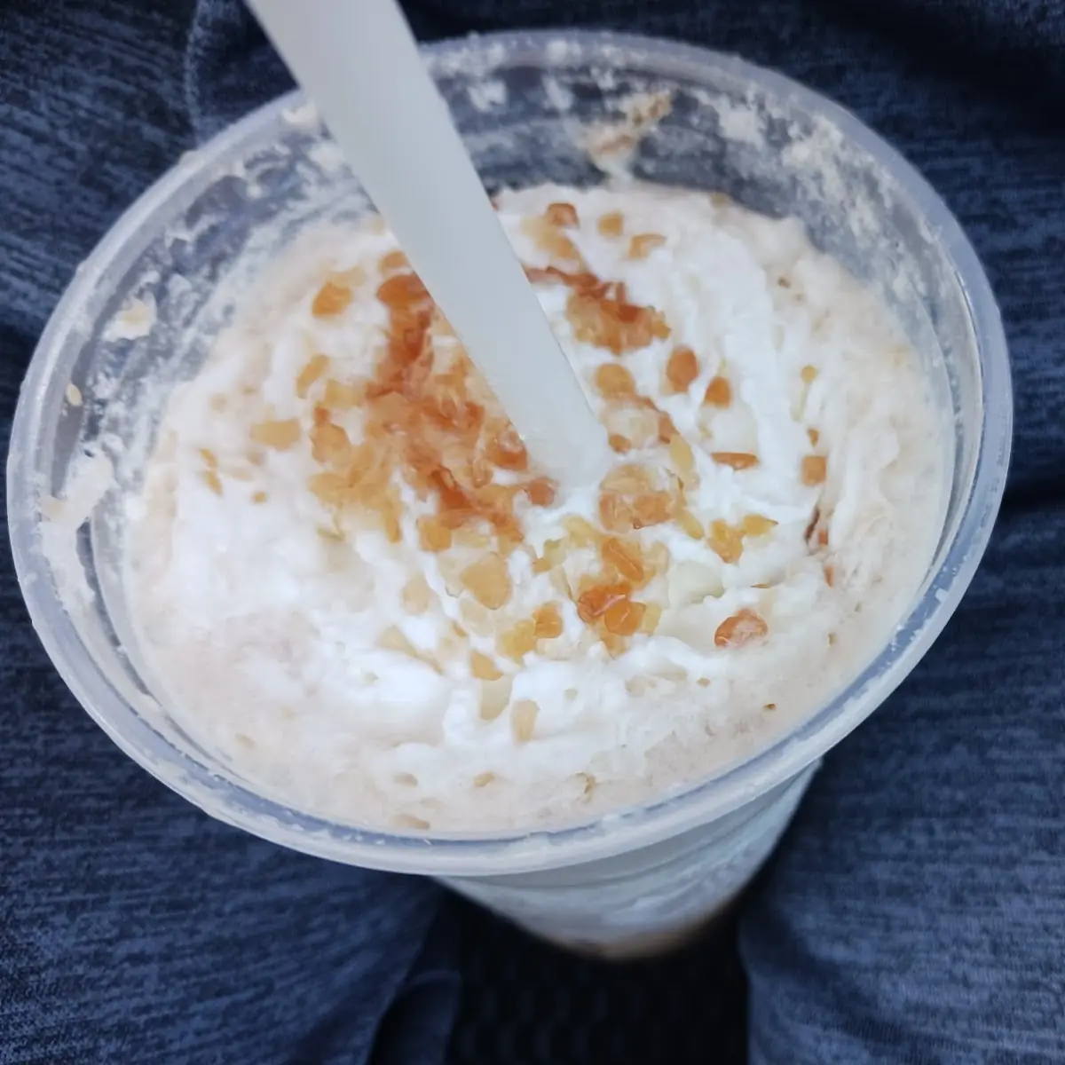 Caramel Brulée Latte Frapp