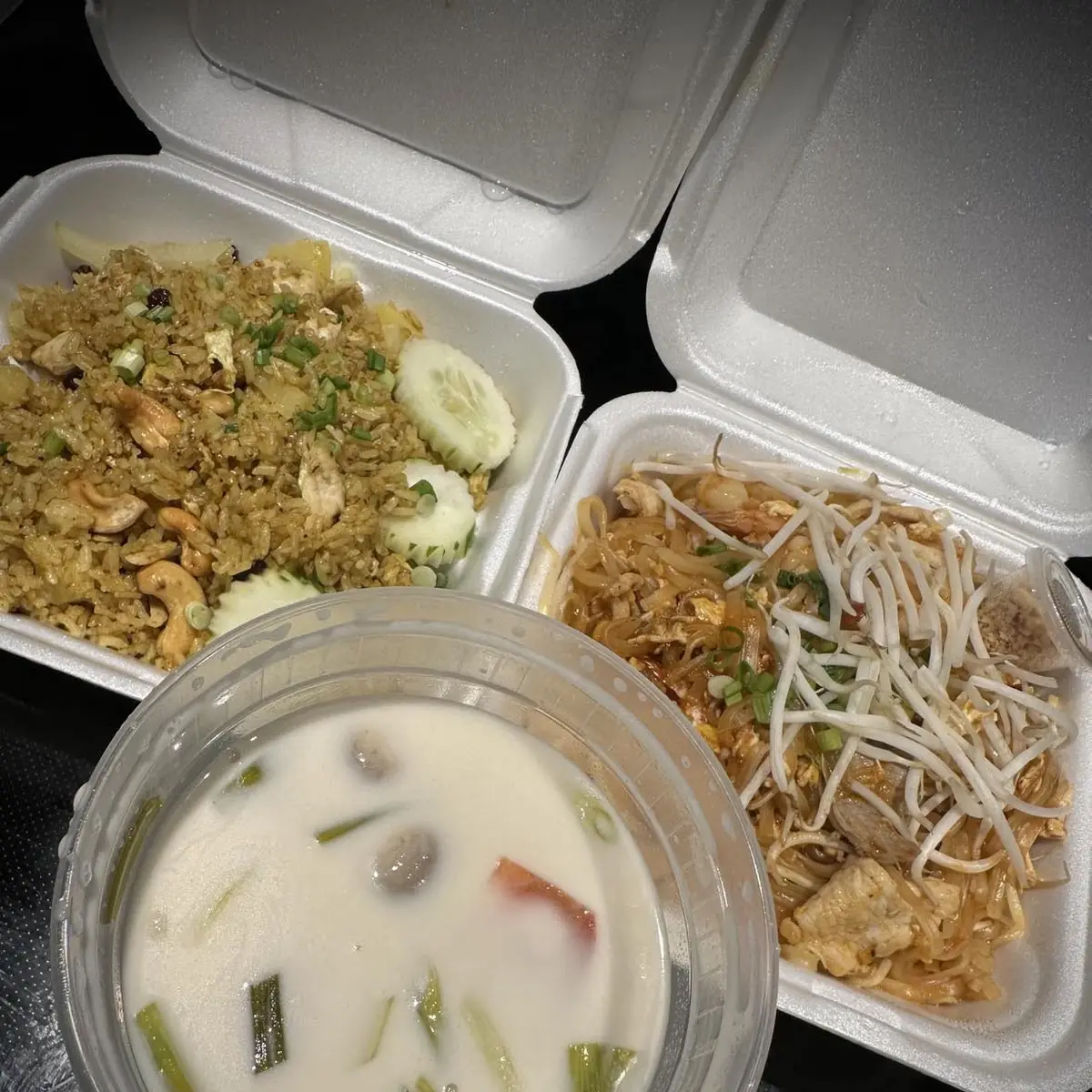 Pad Thai Tom Kha Gai Fried Rice Chicken