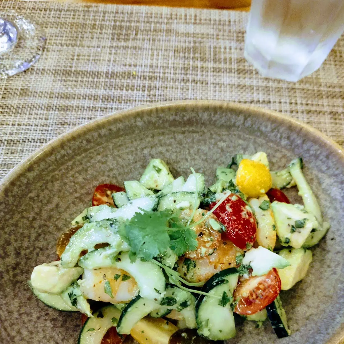 Shrimp and Cucumber Salad