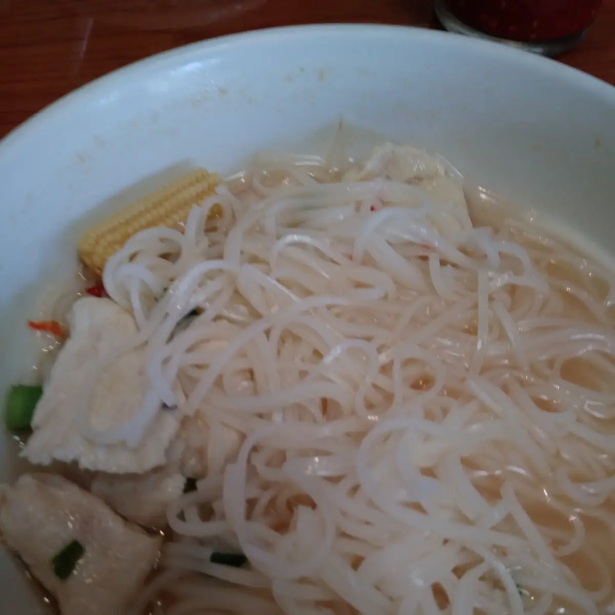 Chicken Rice Noodles Soup