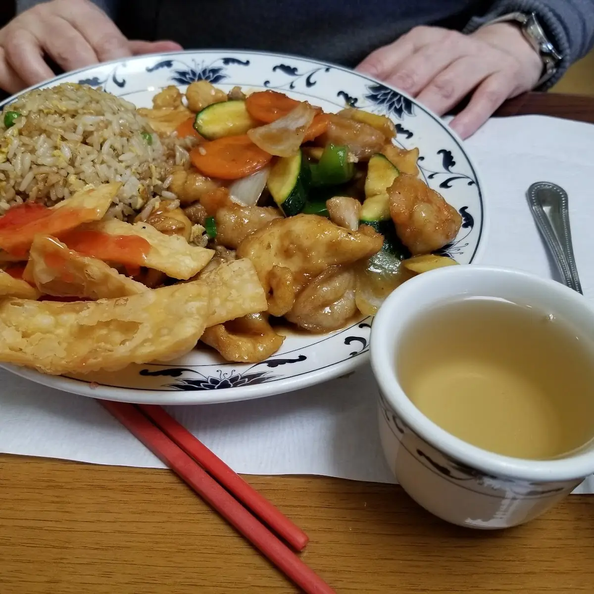 Ginger Chicken Prawns