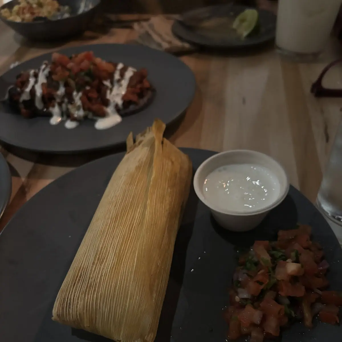 Tamal Chicken in Mole