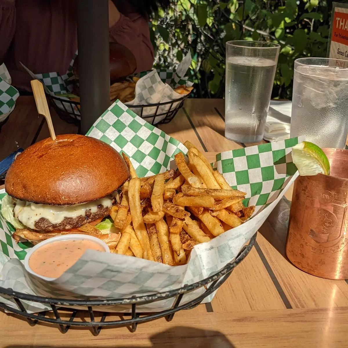 Mushroom Swiss Burger