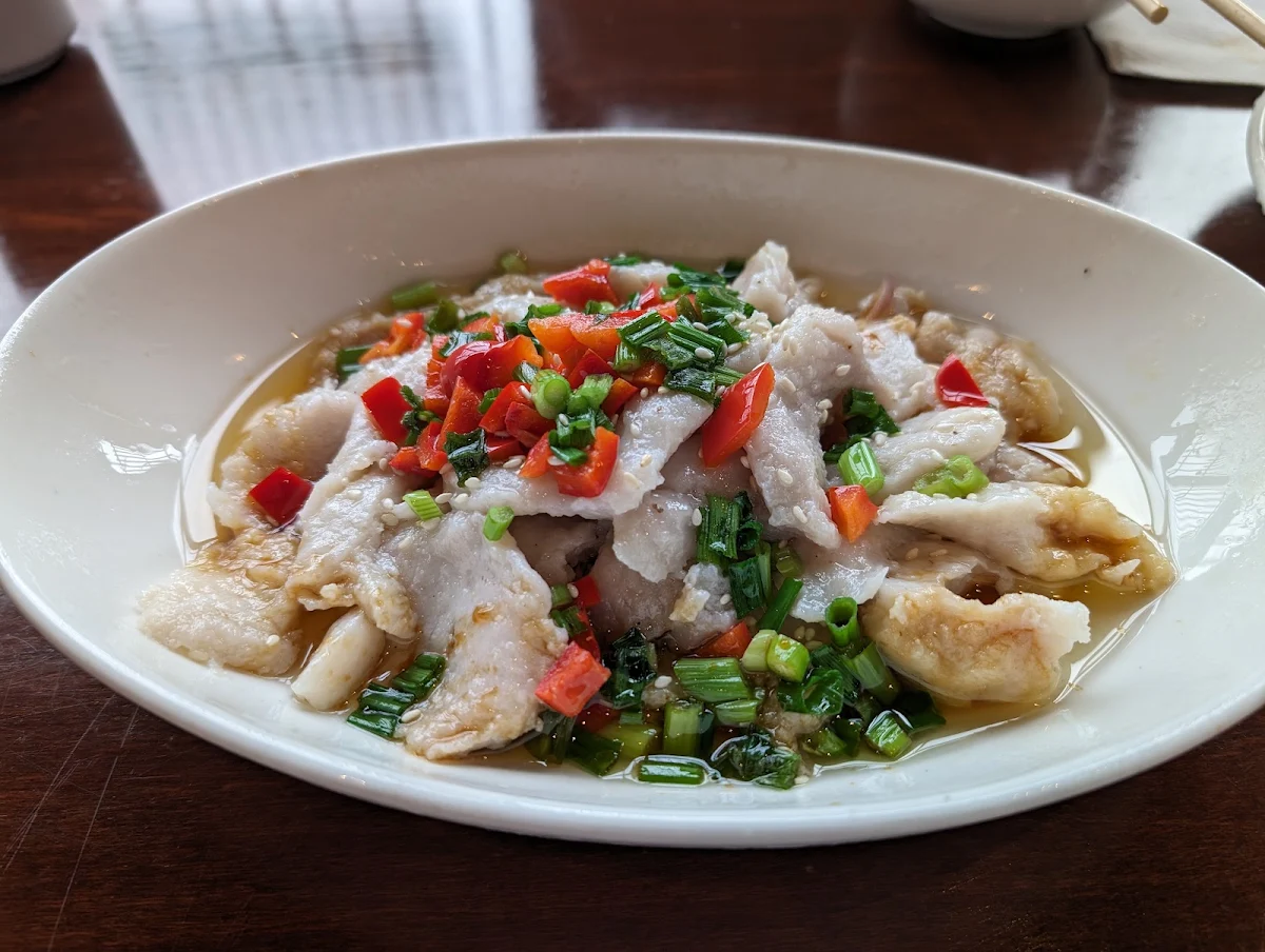 Fish Fillet with Scallion Oil