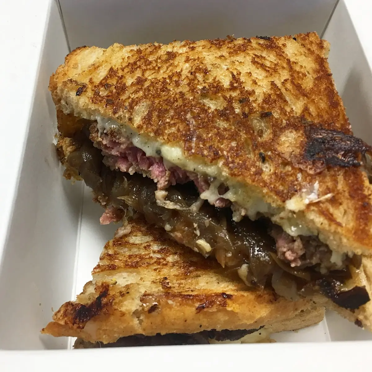 Brisket Burger Patty Melt