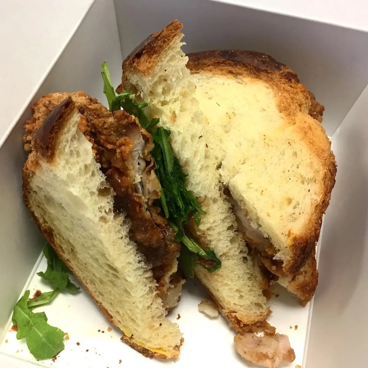 Fried Turkey Breast Sandwich