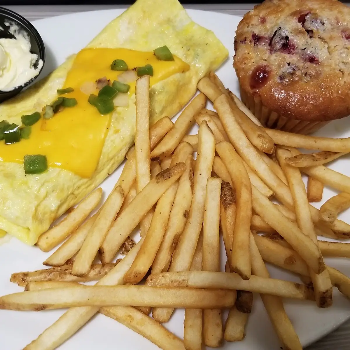 Cheese Omelette Breakfast