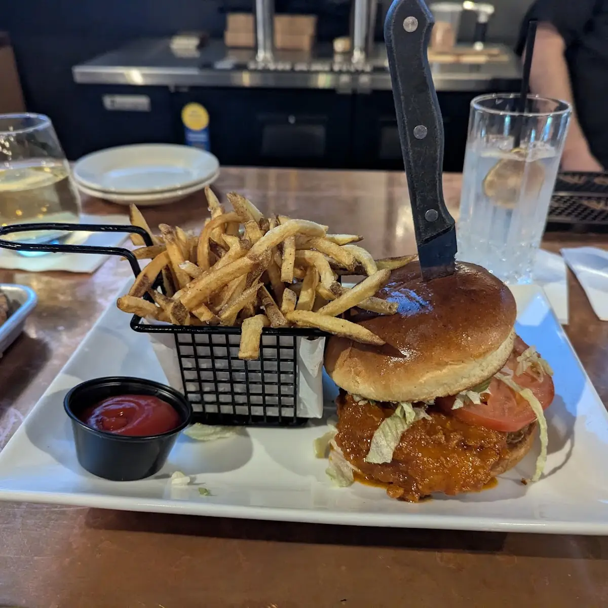 Blue Bacon Cheeseburger