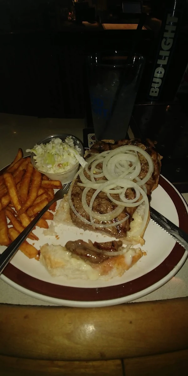 The Hoffbrau Open Faced Tenderloin Sandwich