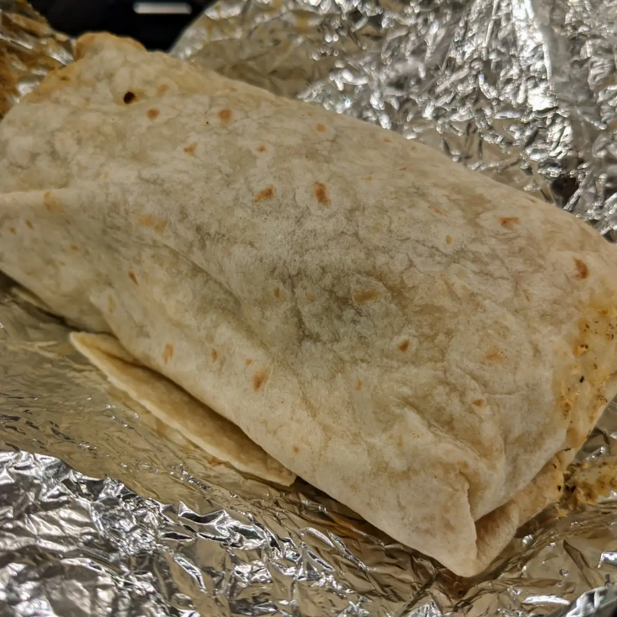 Rice Being a Cheese Burrito