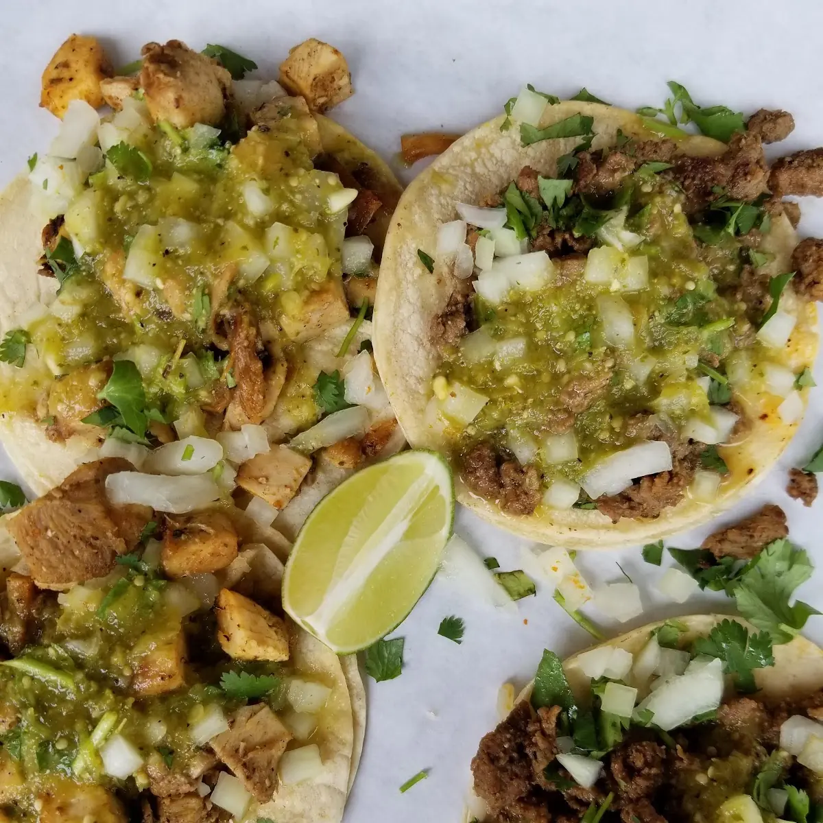 Steak and Chicken Tacos