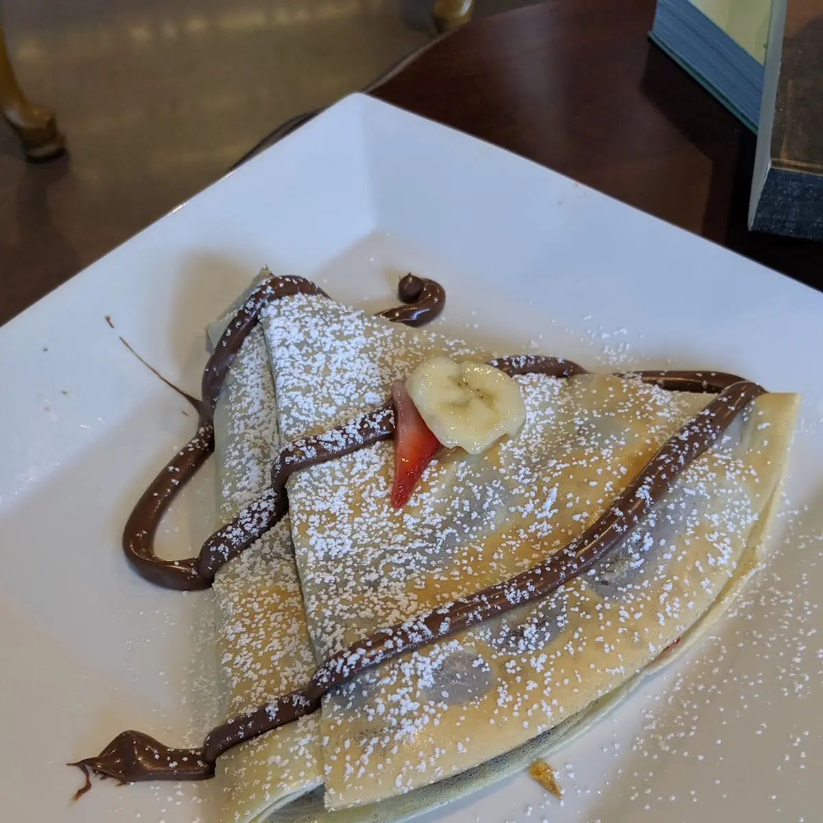 Strawberry Banana Nutella Crepe