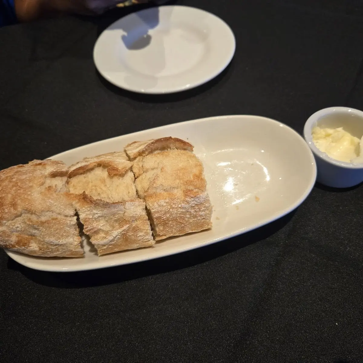 Fresh Sourdough Bread with Butter