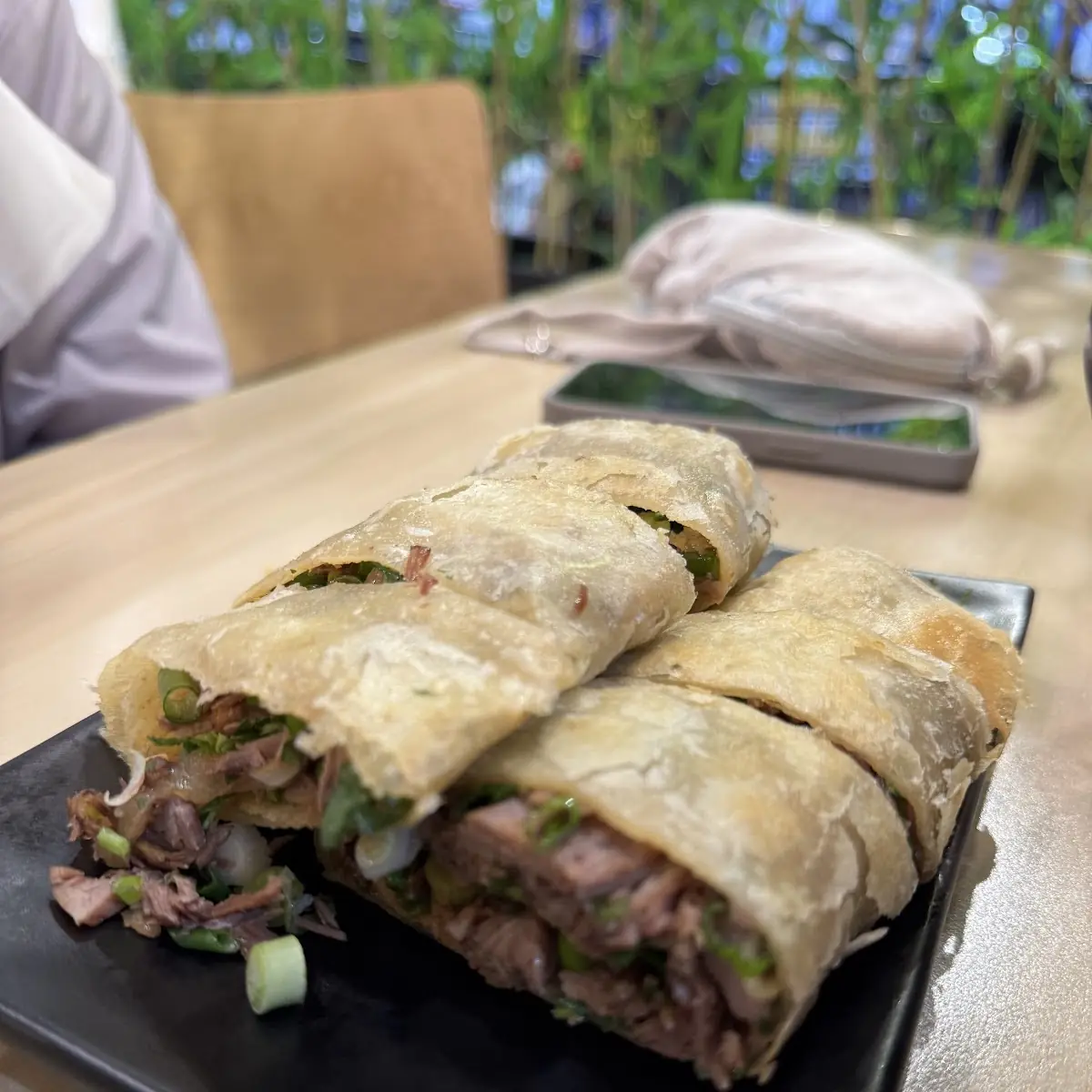 Scallion Pancake Beef Rolls