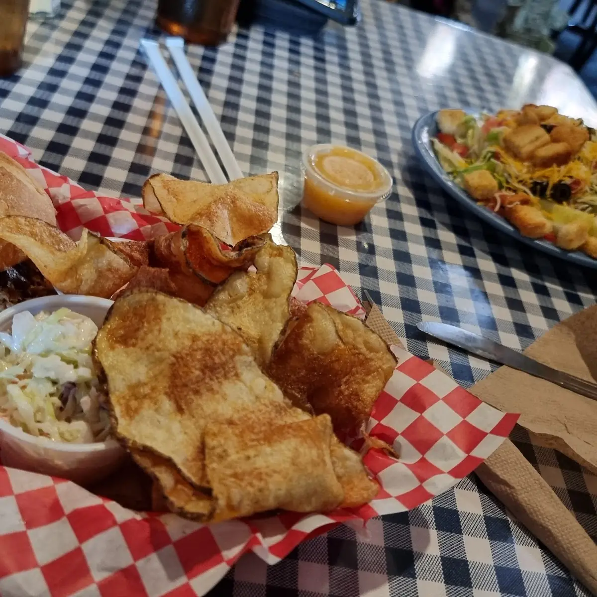 Pulled Pork Burger with Fries