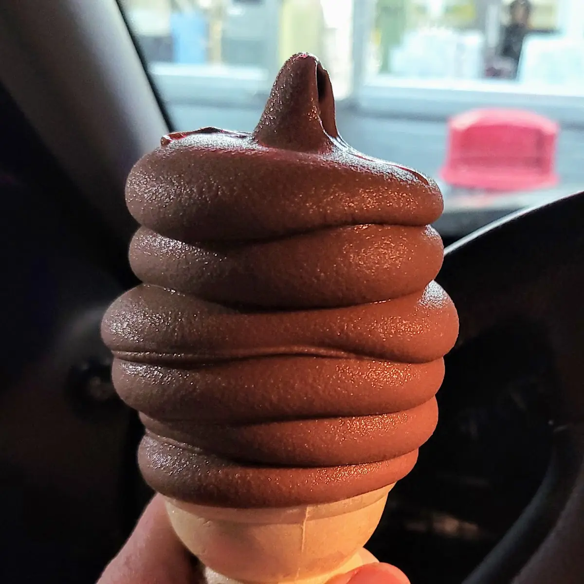 Chocolate Ice Cream Cone