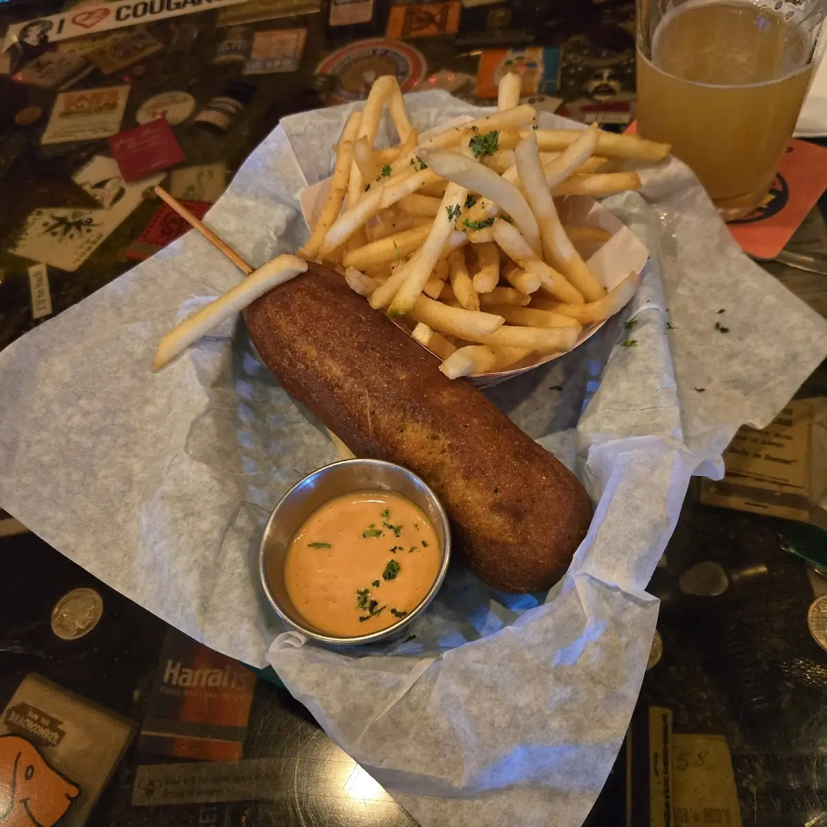 Hand-Dipped Corn Dog