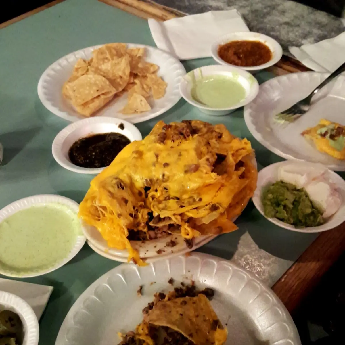 Picadillo Ground Beef Large Nachos