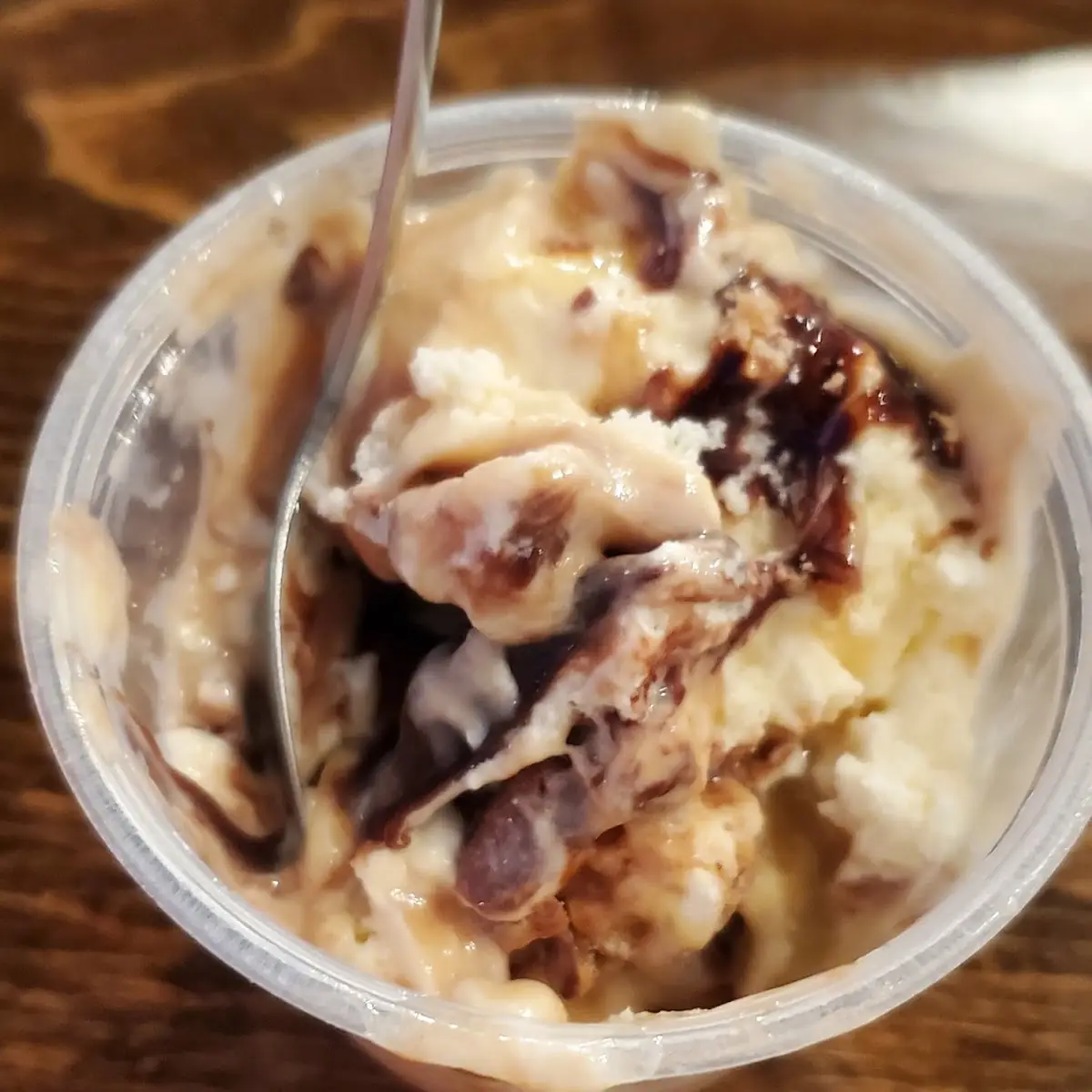 Chocolate Sauce Vanilla Ice Cream