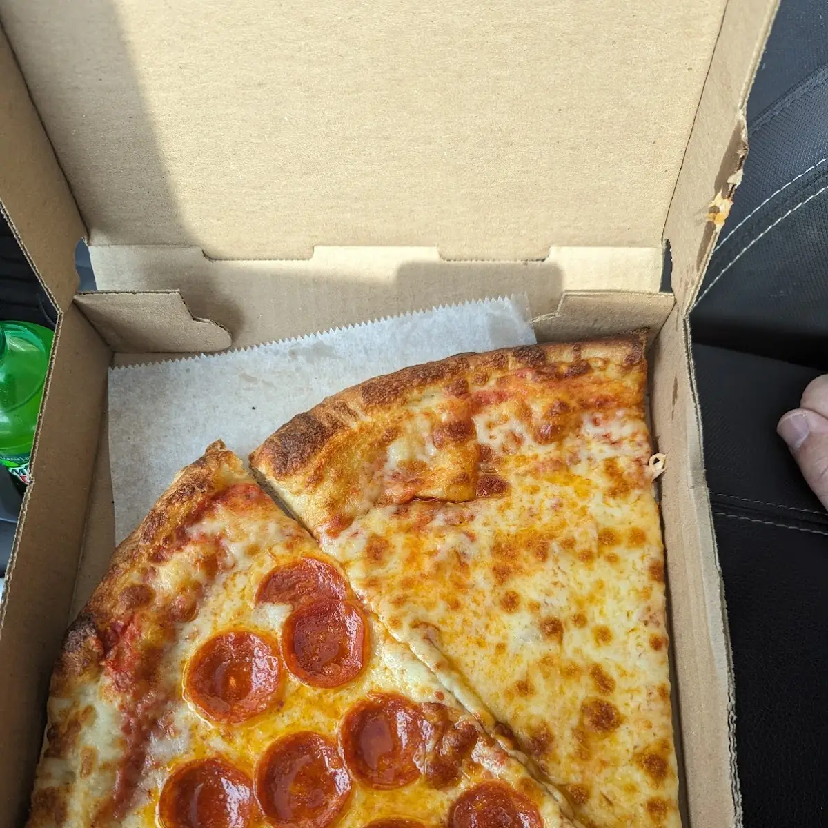 Cheese and Pepperoni Pizza Slice