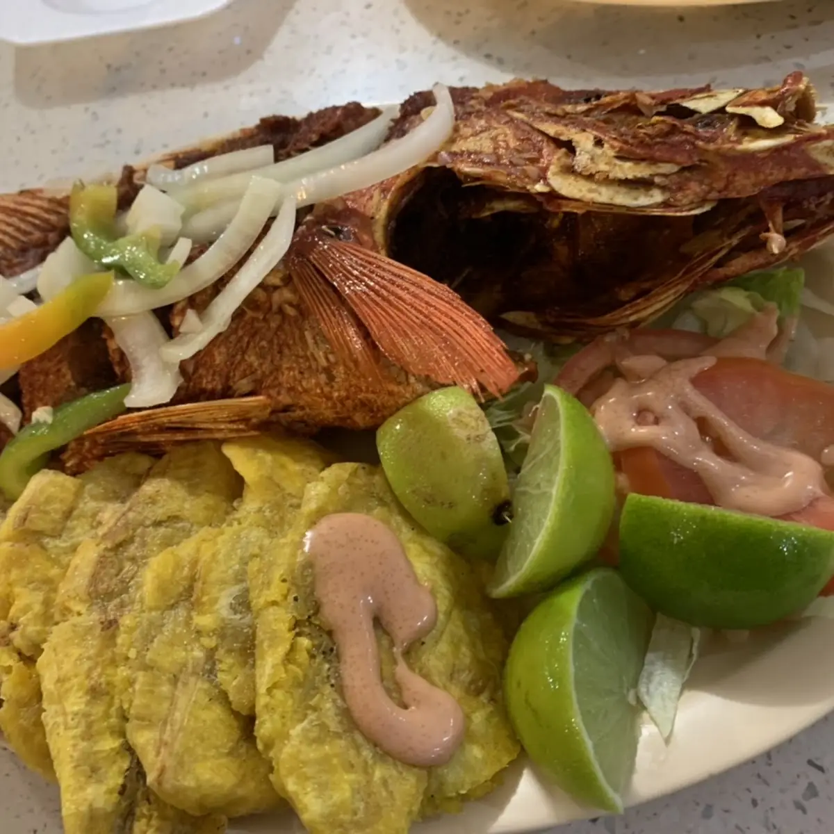 Fried Red Snapper