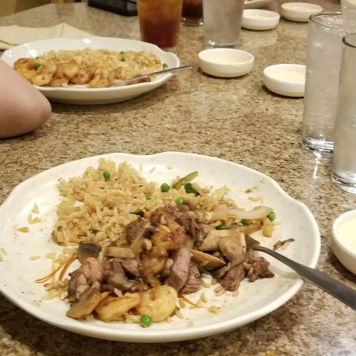 Rib Eye Chicken & Shrimp