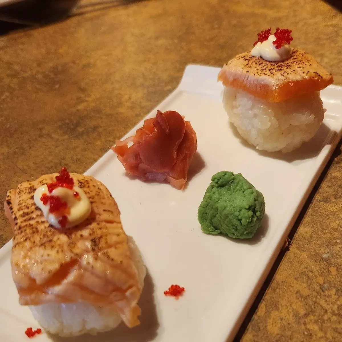 Seared Salmon Nigiri