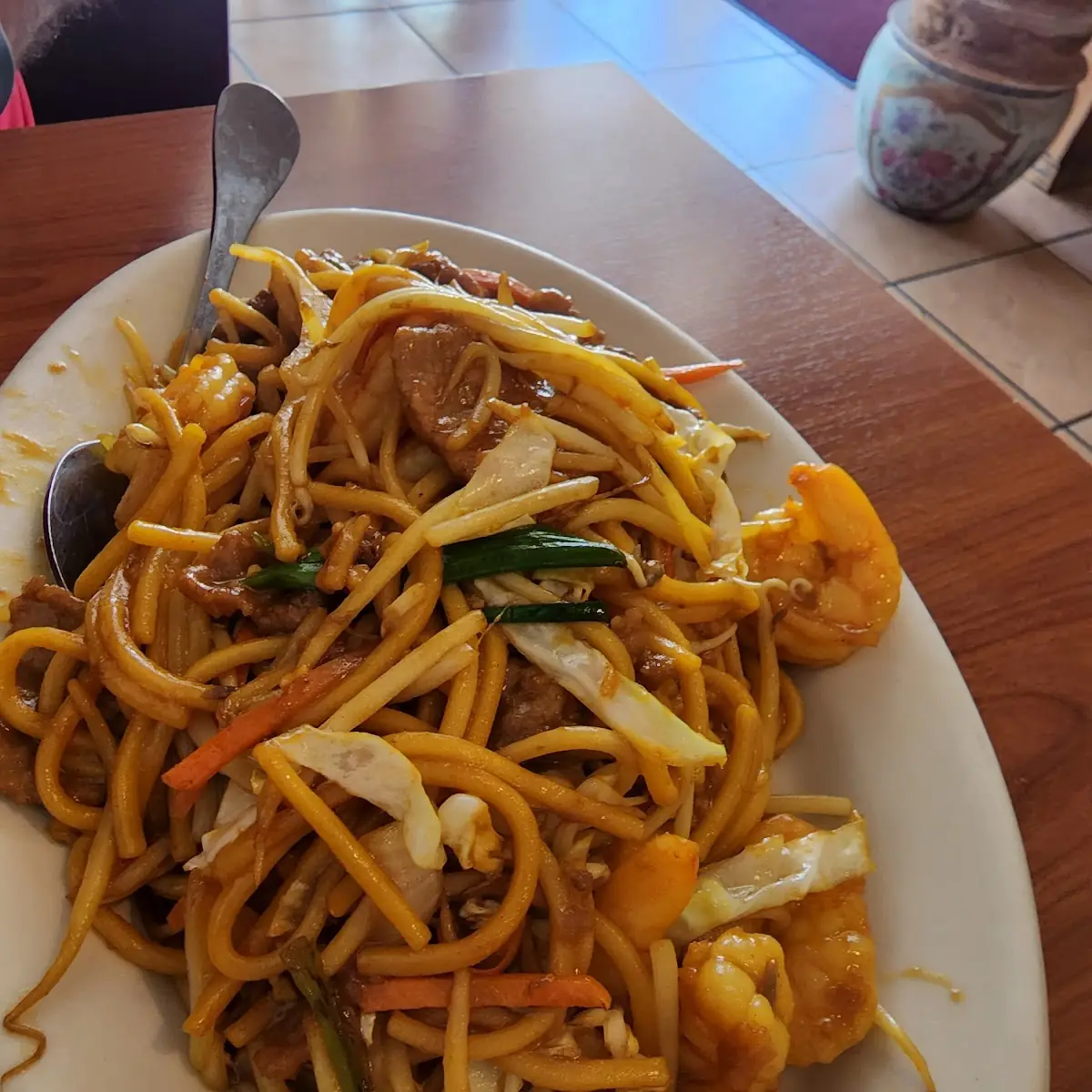 Lo Mein Shrimp Lo Mein