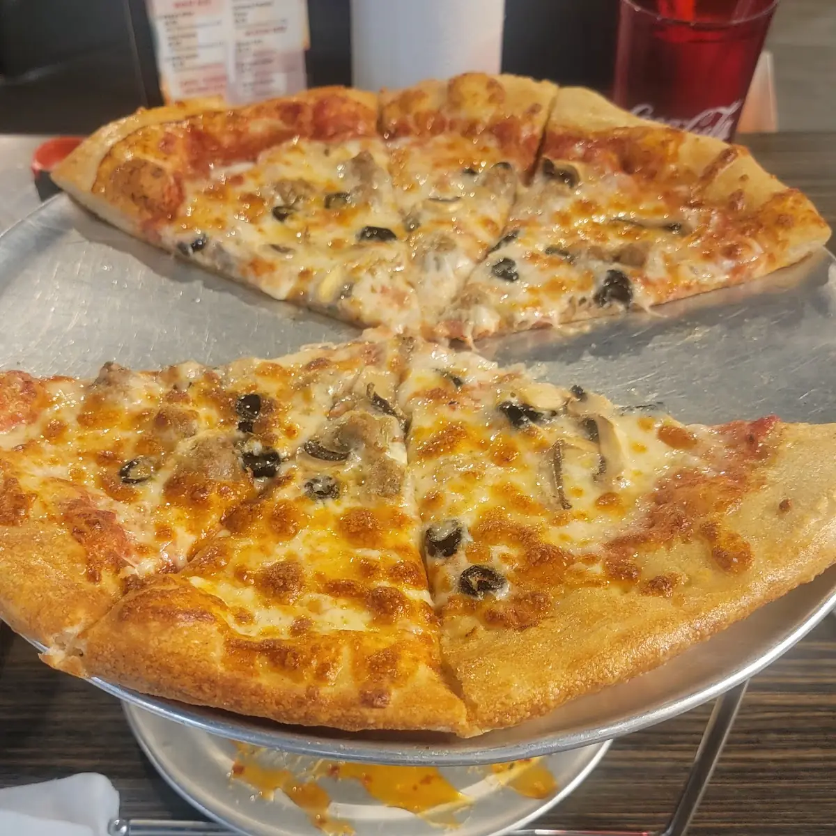 Italian Sausage with Olives Pizza