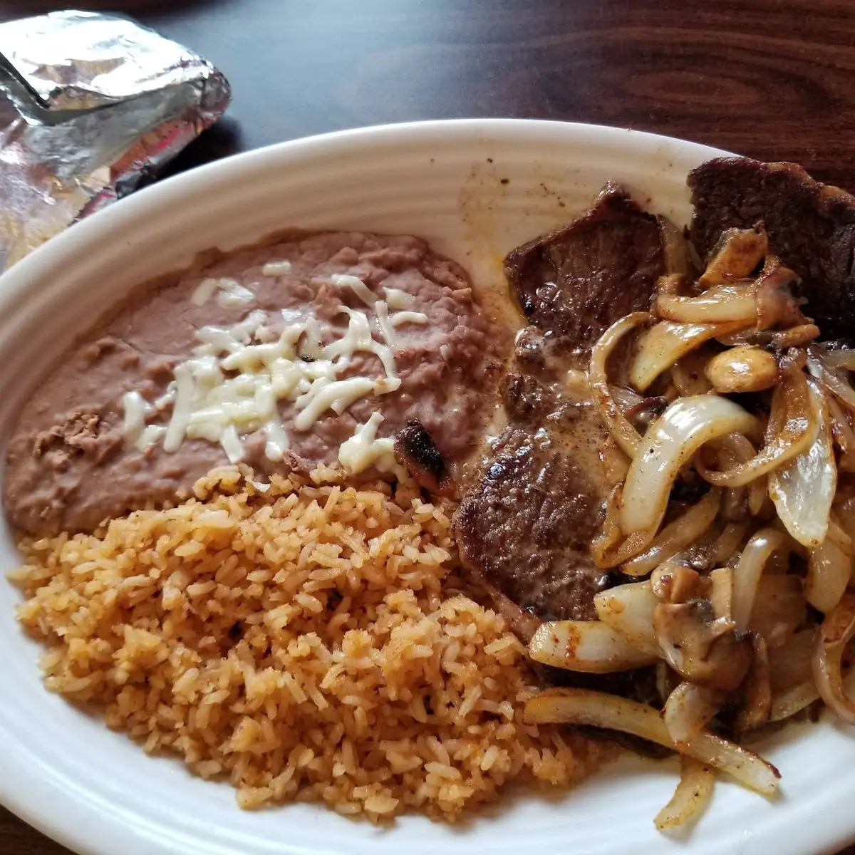 Steak Chimichanga Dinner