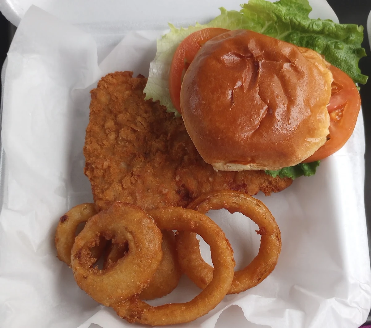 Breaded Pork Tenderloin Sandwich