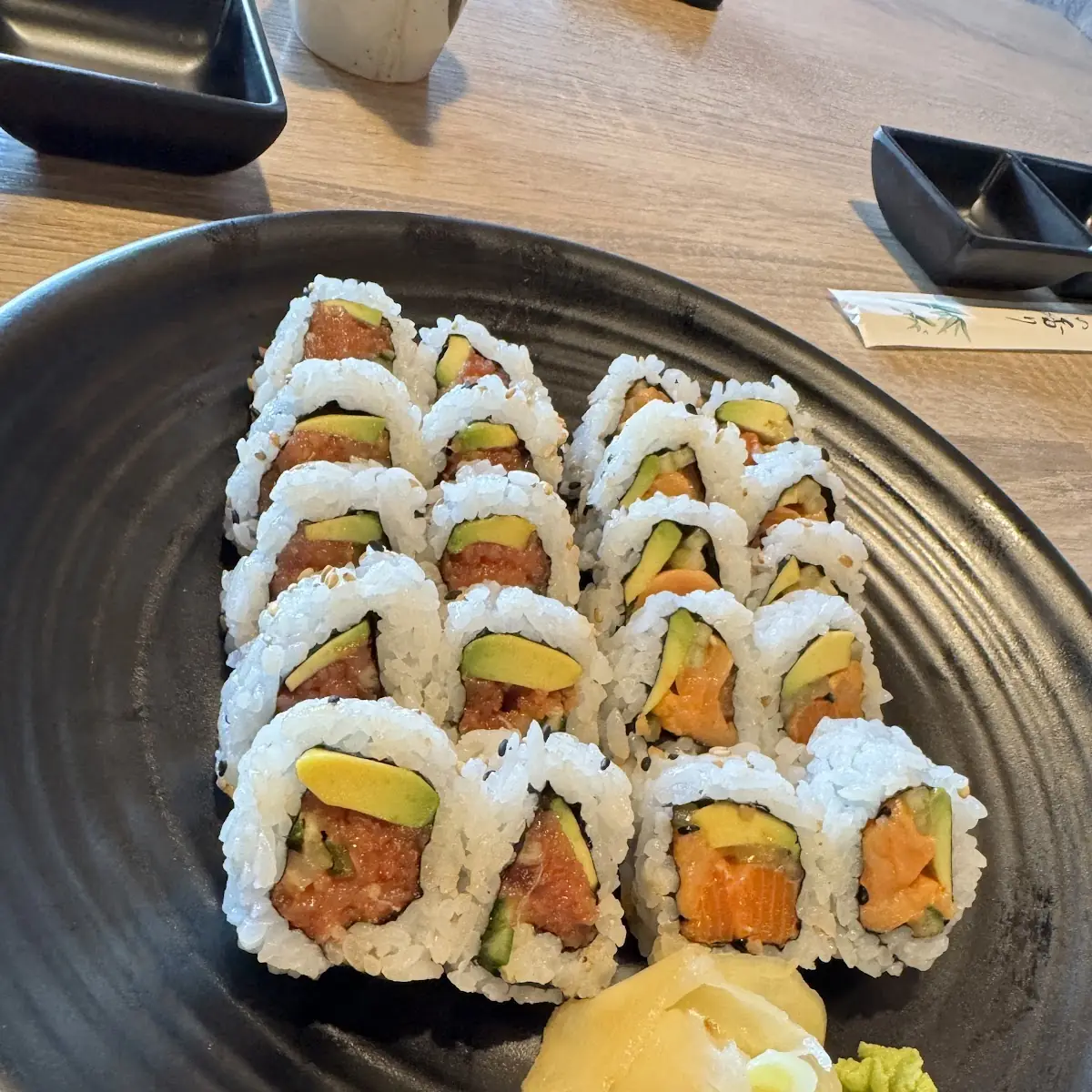 Spicy Tuna Roll Spicy Salmon Roll