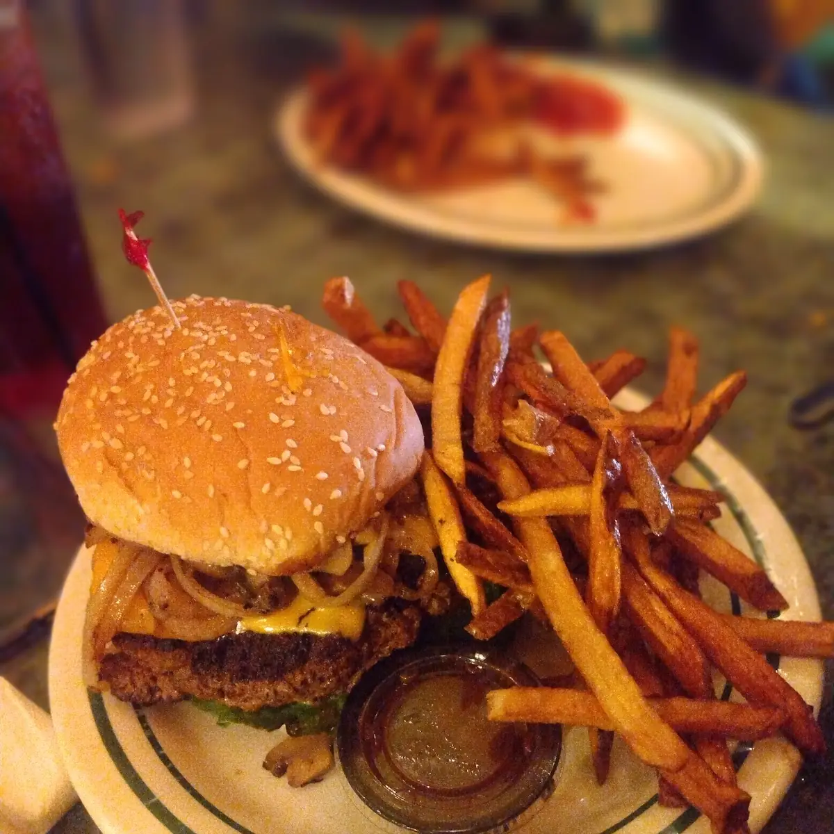 Mushroom & Swiss Burger