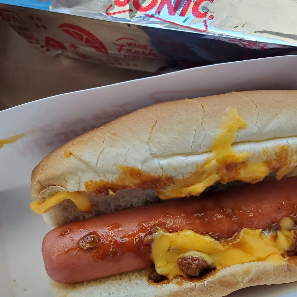 Foot Long Chilli Cheese Cony