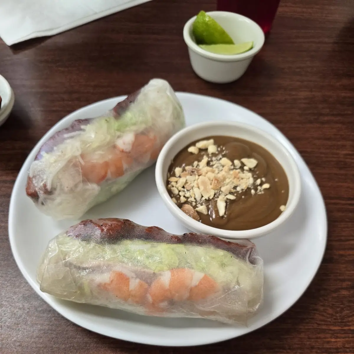 Grilled Beef Rib Eye Spring Roll